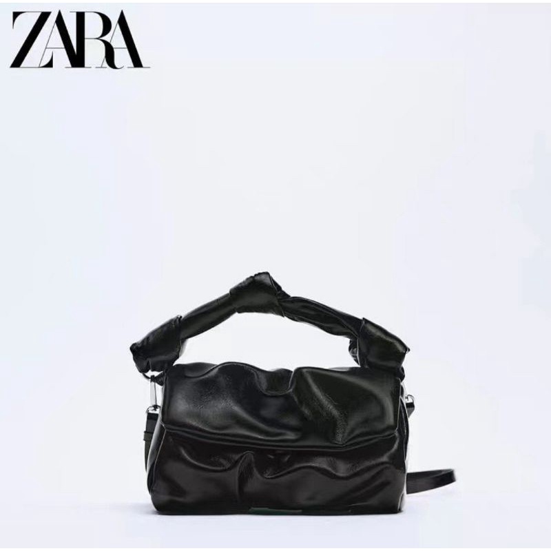 Túi Zara knotted soft crossbody bag