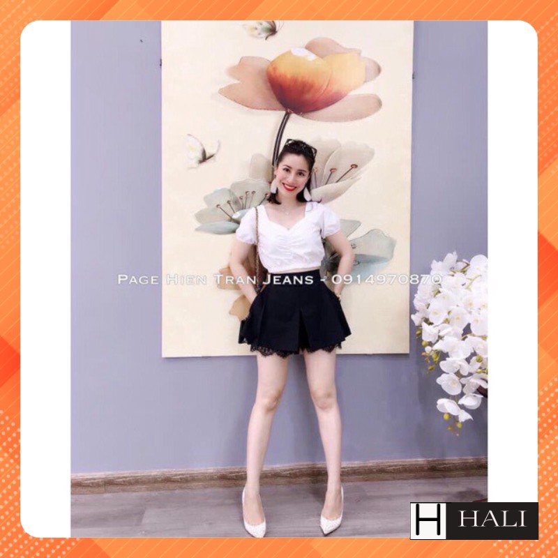 Chân váy ngắn đính đáp ren hottrend 2020 | BigBuy360 - bigbuy360.vn