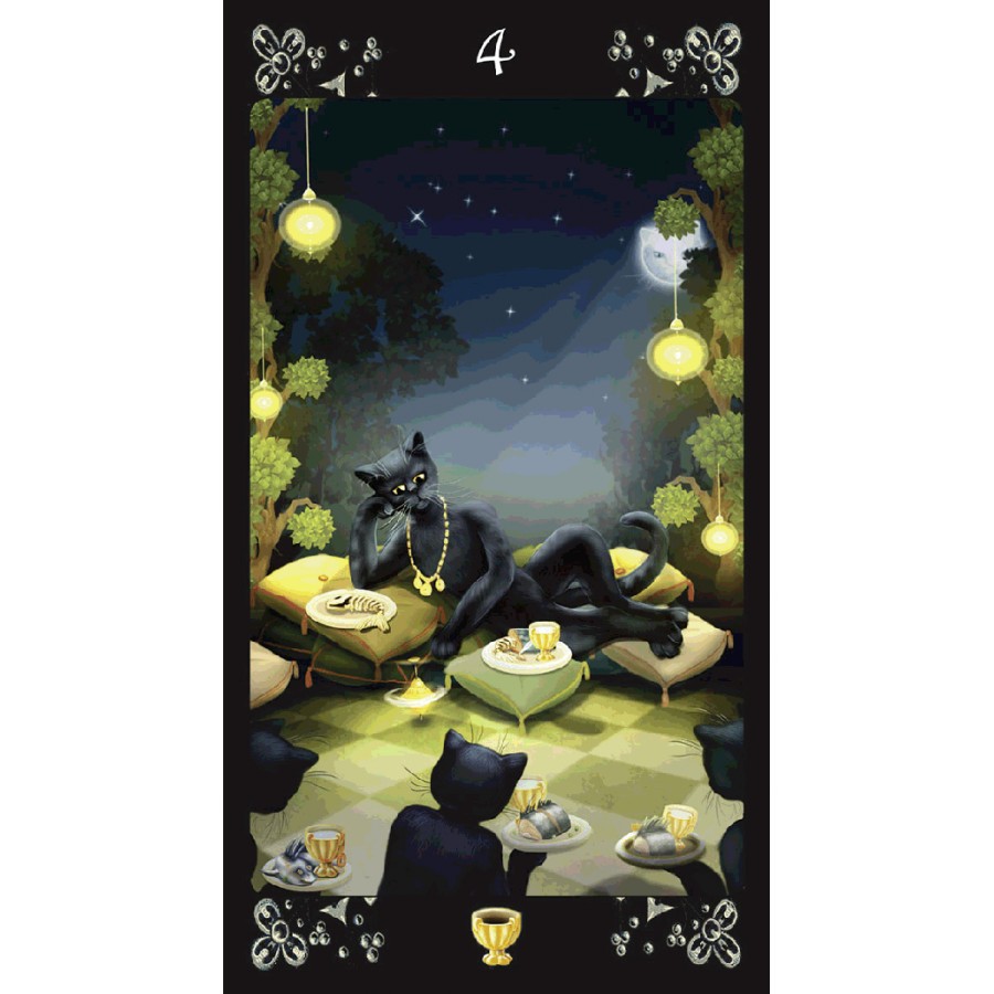 Bộ Bài Black Cats Tarot (Mystic House Tarot Shop)