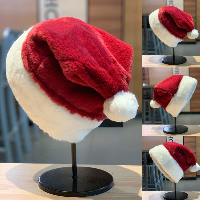 Mũ beanie Giáng Sinh Màu Đỏ + Trắng Hợp Thời Trang Cho Bé