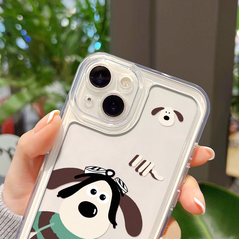 Ốp Điện Thoại TPU Acrylic Chống Sốc Hình Chú Chó Cho IPhone 14 Pro Max 11 12 13 Pro Max 8 7 14 Plus XR X XS Max SE 2020 SE3