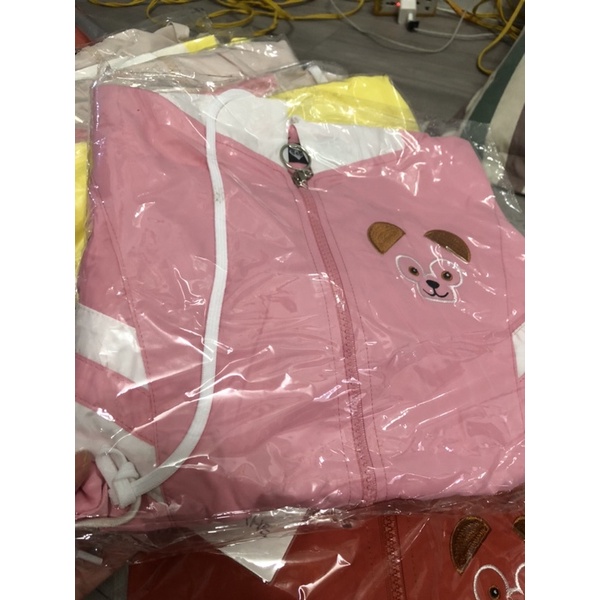 Áo khoác dù nhung bé gái hàng xịn