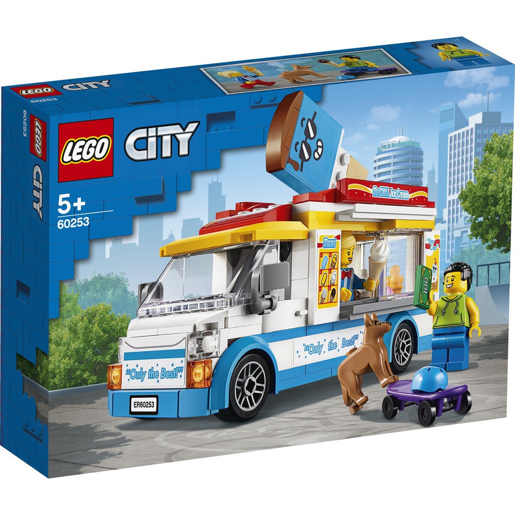 LEGO CITY - 60253 - Xe Tải Bán Kem (200 Chi tiết)
