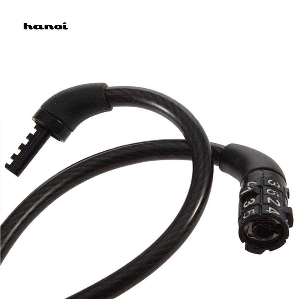 Ổ khóa 4 số an toàn cho xe đạp leo núi