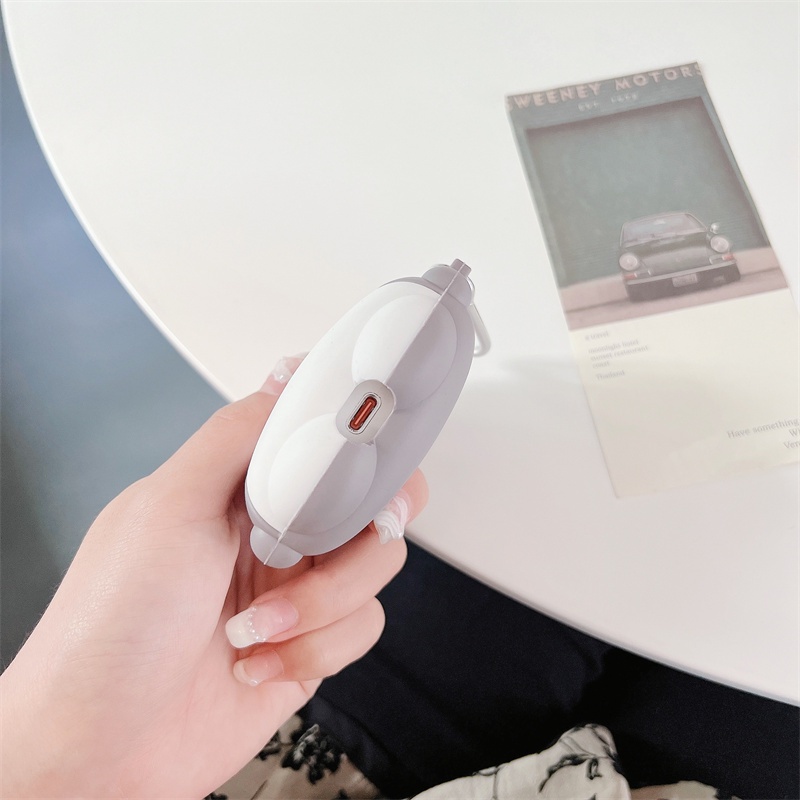 Vỏ Bảo Vệ Hộp Sạc Tai Nghe bluetooth Không Dây Baseus Bowie M2 Bằng Silicon Mềm Họa Tiết Hoạt Hình 3D Dễ Thương