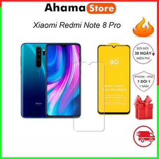 Kính cường lực xiaomi redmi note 8 pro 9d full màn
