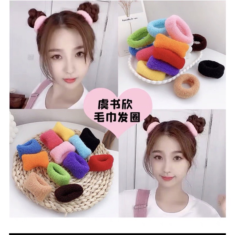 Dây buộc/búi tóc hình bánh donut