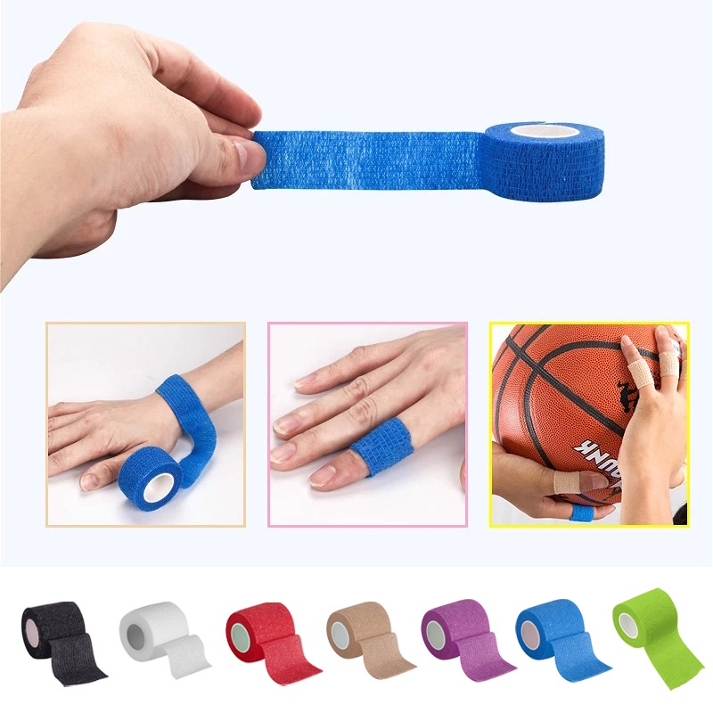 Băng Quấn Bảo Vệ Đầu Gối Tự Dính Co Giãn Tiện Dụng Khi Chơi Thể Thao / Băng dính