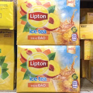Trà Lipton Hoà Tan Vị Đào Hộp 16 gói x14g