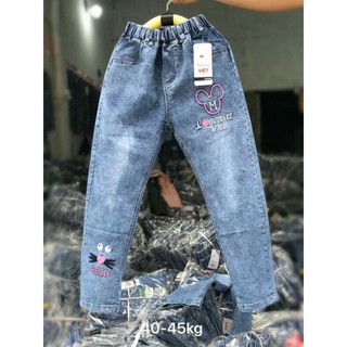Quần bò bé gái size đại 25-40kg
