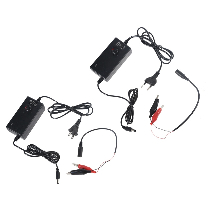 Bộ Sạc Pin AA AAA C D Thay Thế 2X1 5V 5 5x2 5mm AC 3V-12V 2A