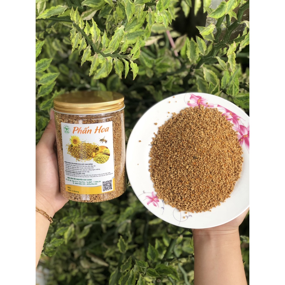 Phấn hoa nguyên chất hoa cà phê đặc sản Tây Nguyên Kim Oanh hộp 500gr