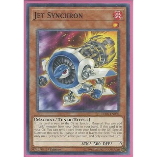 [ Zare Yugioh ] Lá bài thẻ bài LED6-EN030 Jet Synchron