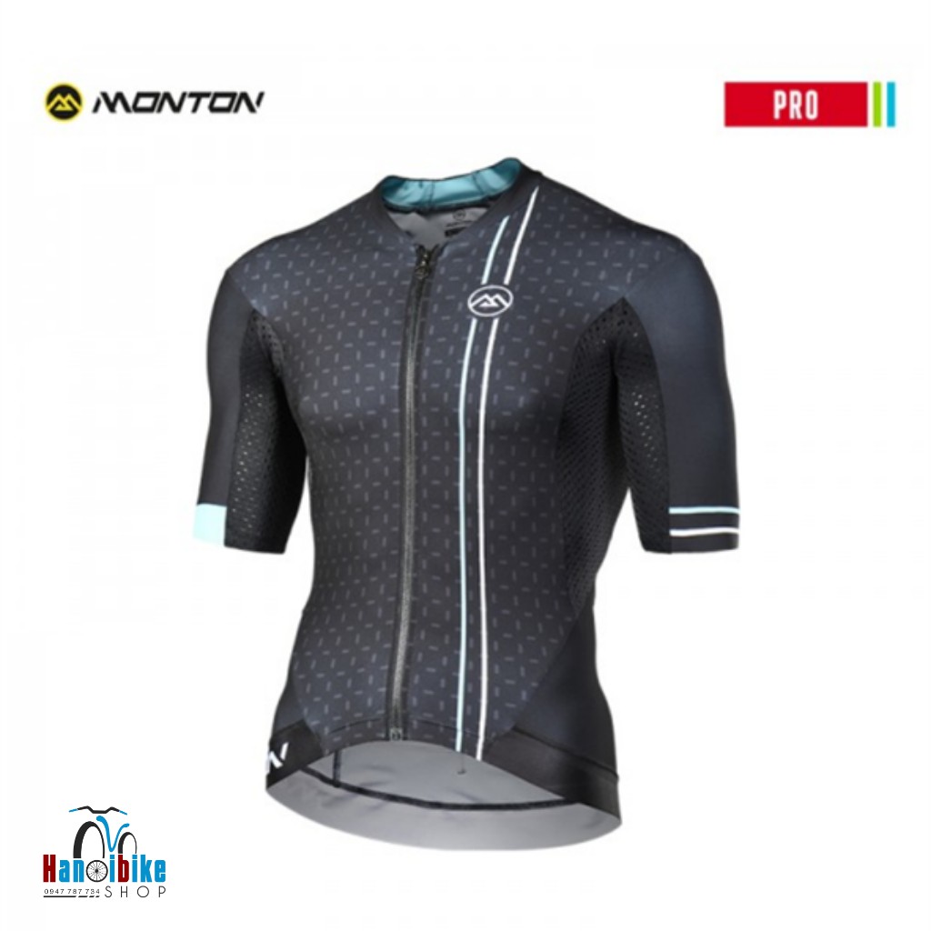 Áo đạp xe ngắn tay Monton PRO VENUCIA BLACK