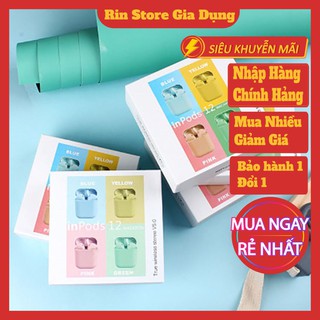 Tai nghe bluetooth inpods 12 ❤️freeship❤️ - cảm biến vân tay, thống nước,màu sắc đa dạng- 5 màu sắc lựa chọn cực hot