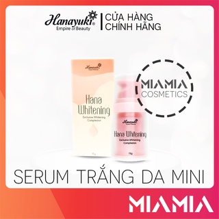 Serum trắng da hanayuki mini 15g hana whitening chính hãng - 8936205370087