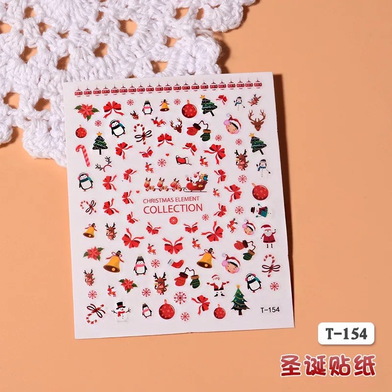 sticker noel - dụng cụ làm nail