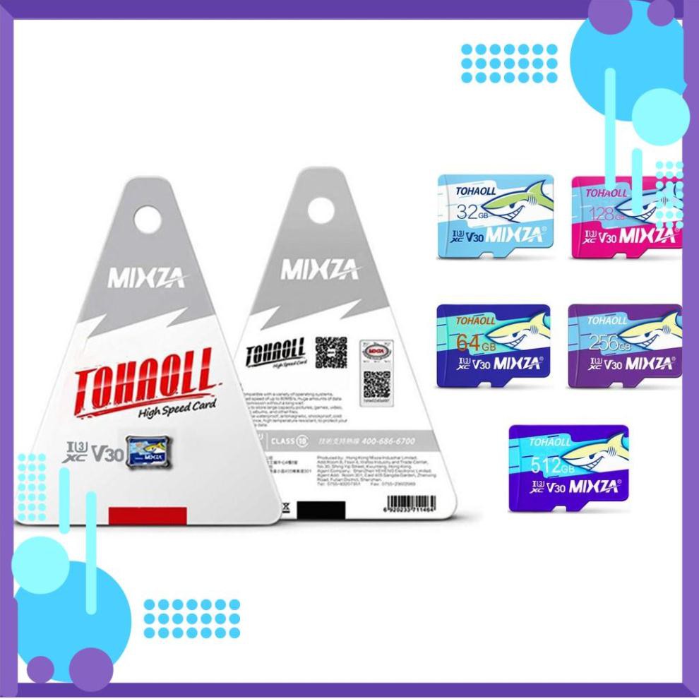 THẺ NHỚ MicroSD MIXZA 256GB - Box Class 10 CHÍNH HÃNG BẢO HÀNH 2 NĂM
