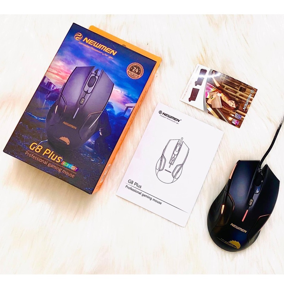 Chuột Có Dây Gaming NEWMEN G8Plus - Hàng chính hãng Patech Phân Phối
