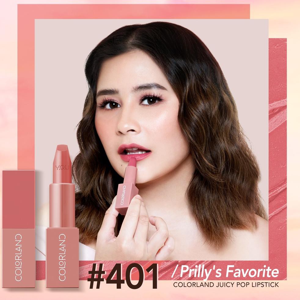 (Hàng Mới Về) Son Môi Lâu Trôi Lên Màu Chuẩn 8 Giờ Thương Hiệu You Colorland - Juicy Pop