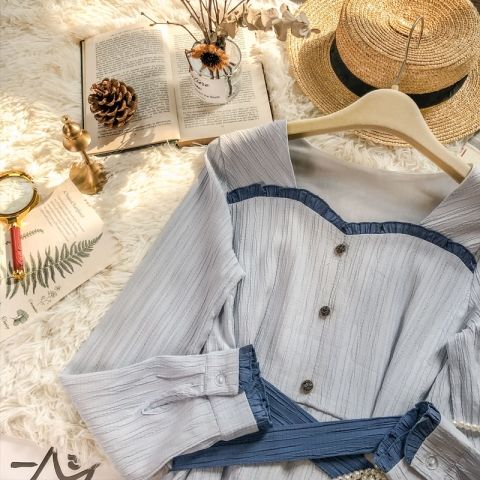 South Asgard Dress Fairy Girl Mori Style Super-Fairy Petite Waist-Tight Stem Orange First Love Japanese Sweet and Spicy Style Dress【3Month6Day After】 | BigBuy360 - bigbuy360.vn