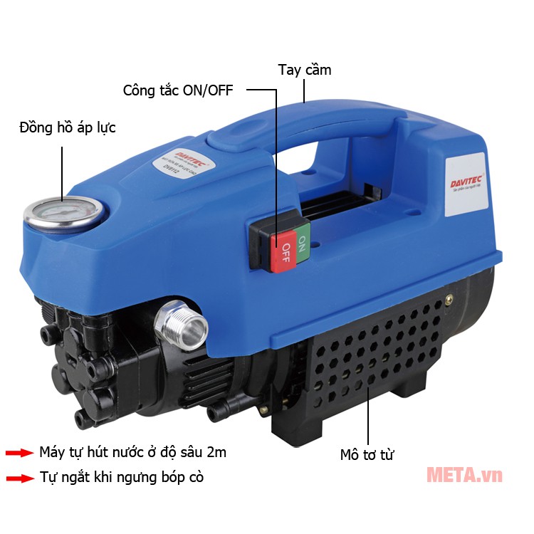 MÁY RỬA XE DAVITEC DV8112