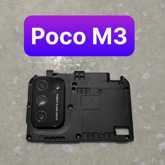 bộ kính camera xiaomi poco M3 (kính lắp sẵn vào miếng che main)