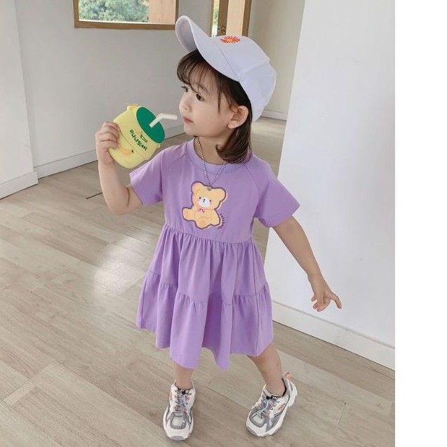 Váy cotton BB Doll cộc tay cho bé gái