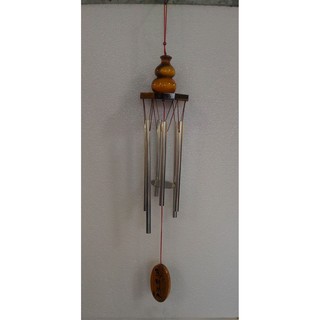 Chuông Gió Phong Thủy (phong linh ) Nhôm Trắng Loại Trung