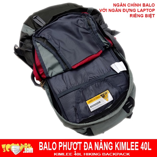 Balo du lịch phượt đa năng Kimlee 40L