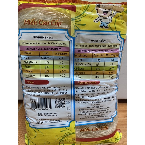 Miến dong làng so- 450gr