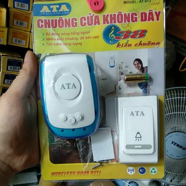 Chuông cửa không dây ATA AT-913 New