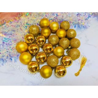 Hộp trái châu trang trí noel đường kính 3.5cm