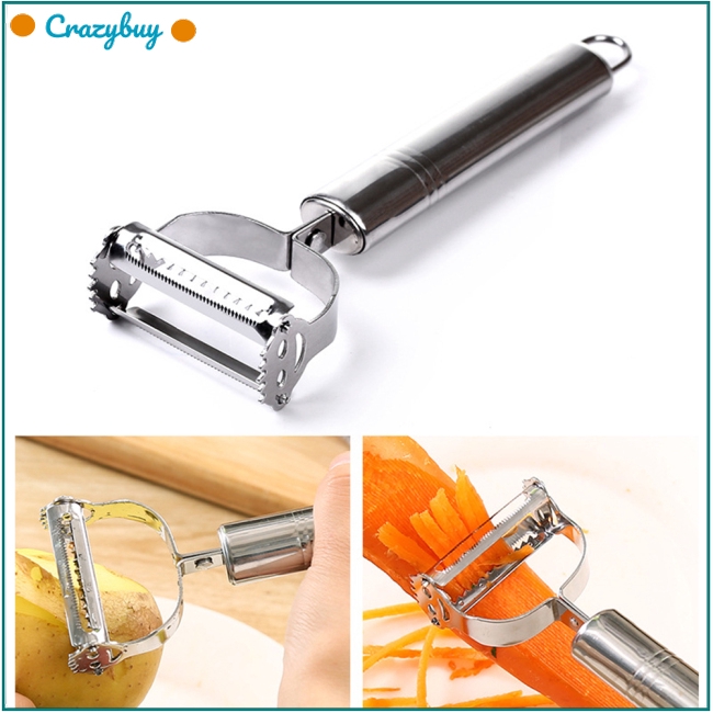 Dụng cụ bào vỏ củ quả bằng thép không gỉ tiện lợi cho nhà bếp