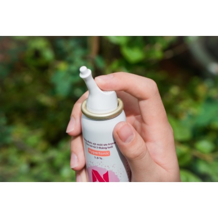 Xịt mũi nước muối ưu trương NEBUSAL SPRAY 1.9%, hộp 1 chai 50ml