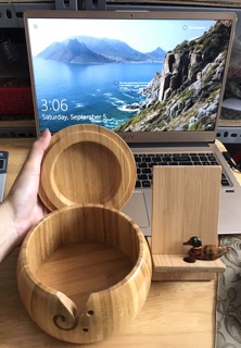 Tô Gỗ Đựng Len Sợi 250k