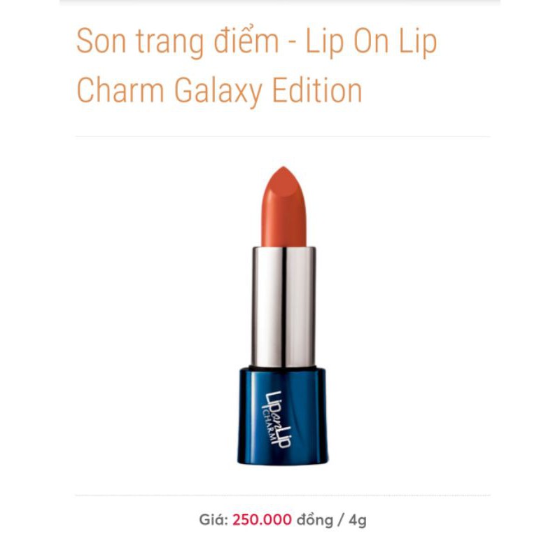 SON MÀU LIP ON LIP BÓNG LÂU TRÔI CHARM GALAXY