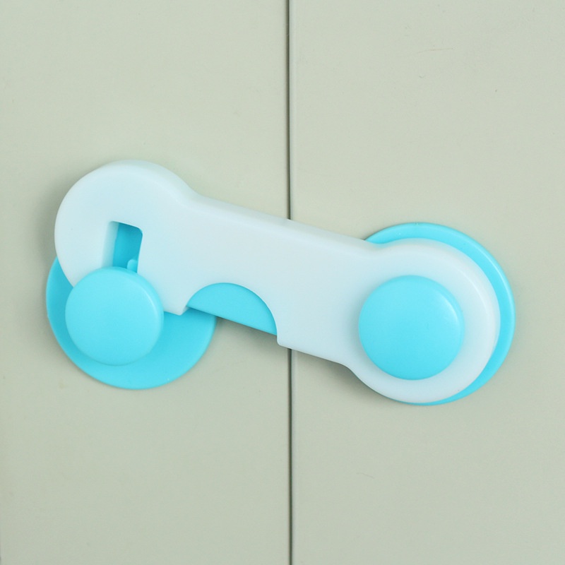 Khóa Tủ Lạnh/ Tủ Đồ/ Ngăn Kéo An Toàn cho bé ( Màu Xanh ) VINHHOME.STORE
