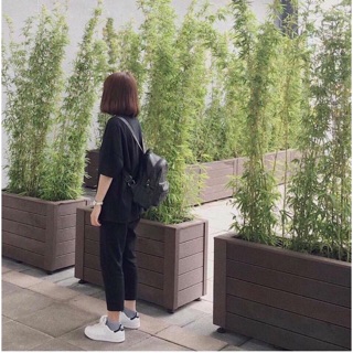 Quần KAKI BASIC Unisex (Đen, kem)