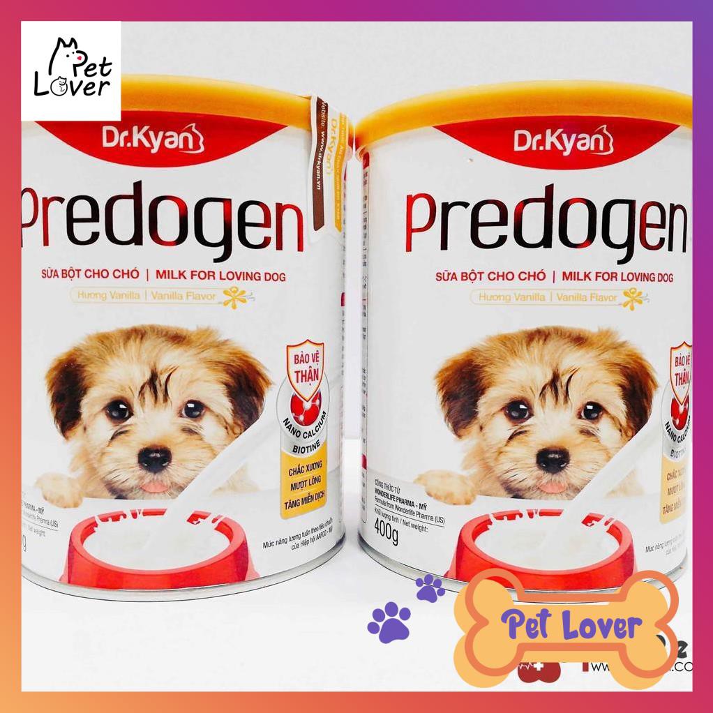 [FREESHIP] Sữa Bột Dinh Dưỡng Cho Chó Predogen Dr.Kyan Hộp 400g _Petlover