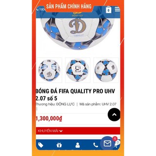 BÓNG ĐÁ ĐỘNG LỰC UHV 2.07