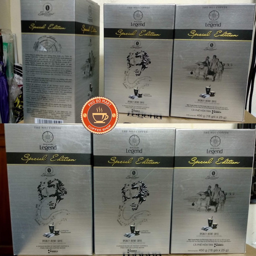Cà Phê Sữa Hòa Tan Trung Nguyên Legend Special Edition - Hộp 9 và Hộp 18 Gói