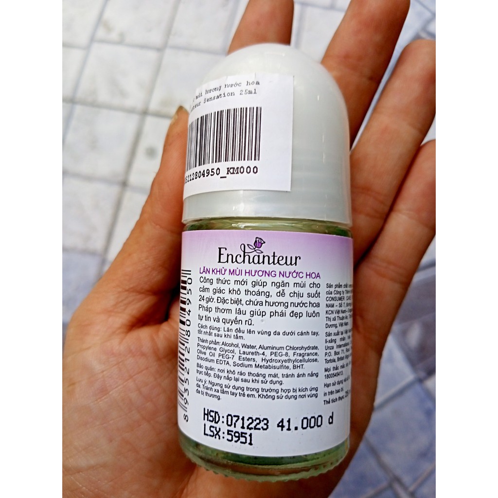 Lăn khử mùi enchanteur 25ml