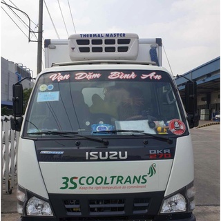 Tem dán phản quang chữ vạn dặm bình an