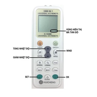 Remote máy lạnh đa năng