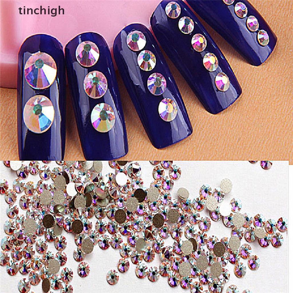 Hộp 1440 Hạt Kim Cương Giả 3D Trang Trí Móng Tay DIY Mới