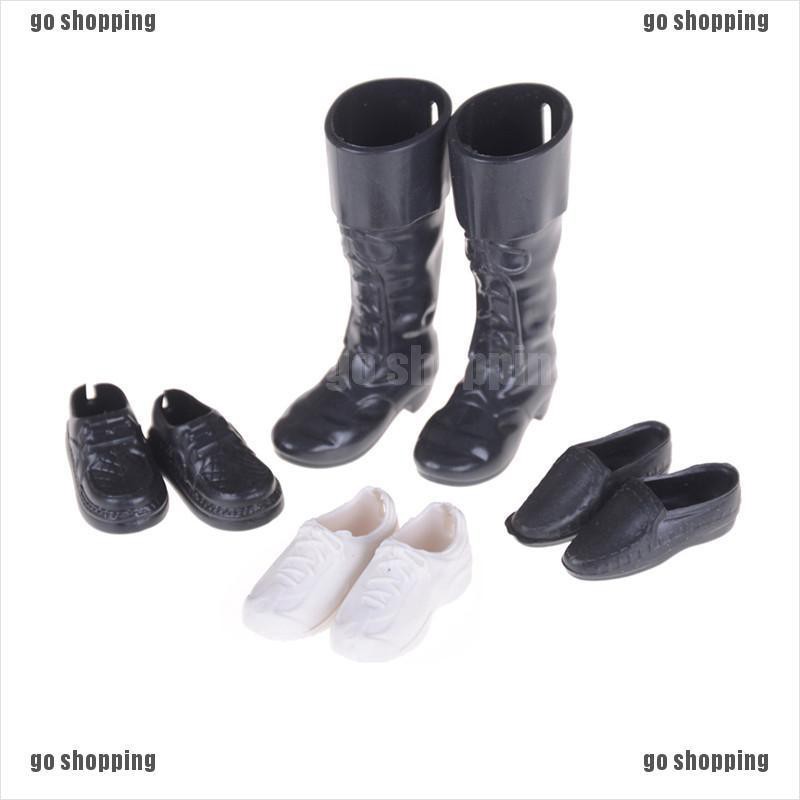 {go shopping}4 Pairs/Set Dolls Cusp Shoes Sneakers Knee High Boots for Boyfriend Dolls
