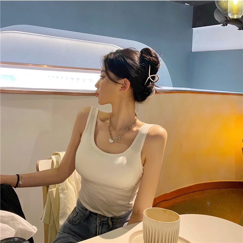 Áo hai dây nhỏ Pure Cube có đệm ngực hở lưng đẹp mắt phong cách gợi cảm