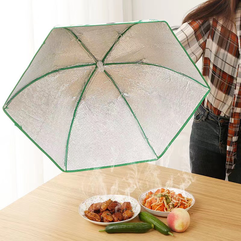 Lồng bàn giữ nhiệt chống bụi gấp gọn tiện ích