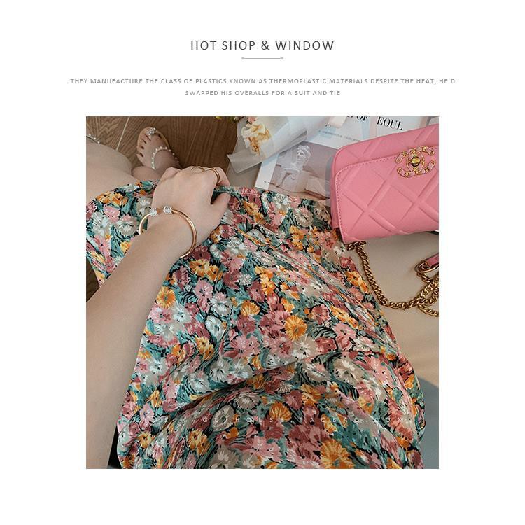 Đầm Dây Vải Hoa Xinh Xắn Cho Nữ | BigBuy360 - bigbuy360.vn